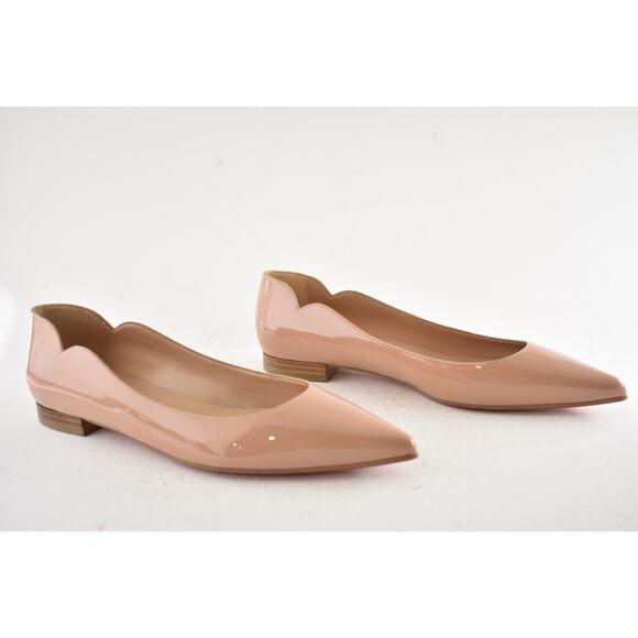 Christian Louboutin Hot Chickita Flat Blush Nude Patent Ballet Ballerina 39.5 - Picture 4 of 15